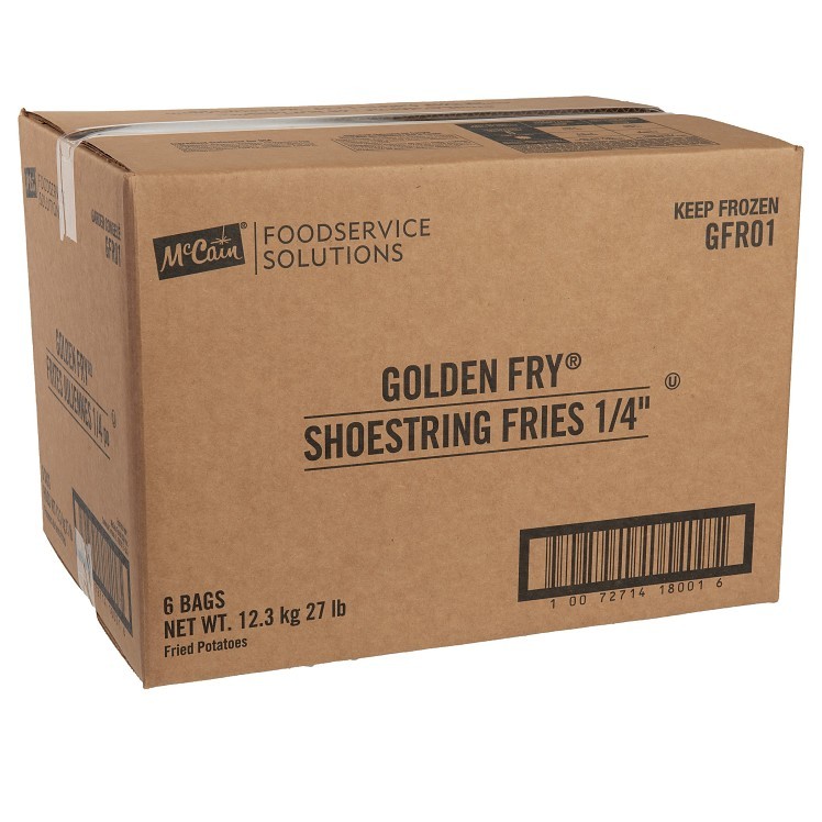 MCCAIN GOLDEN FRY SHOESTRING FRIES 1/4 INCH