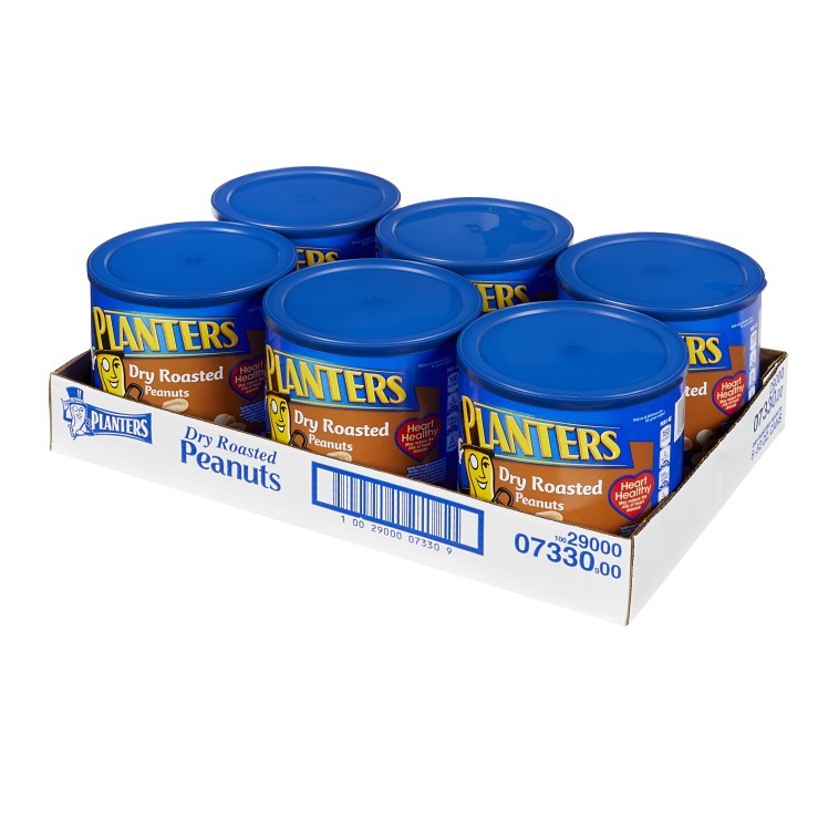 PLANTERS DRY ROASTED SALTED SELLF OFF PEANUTS