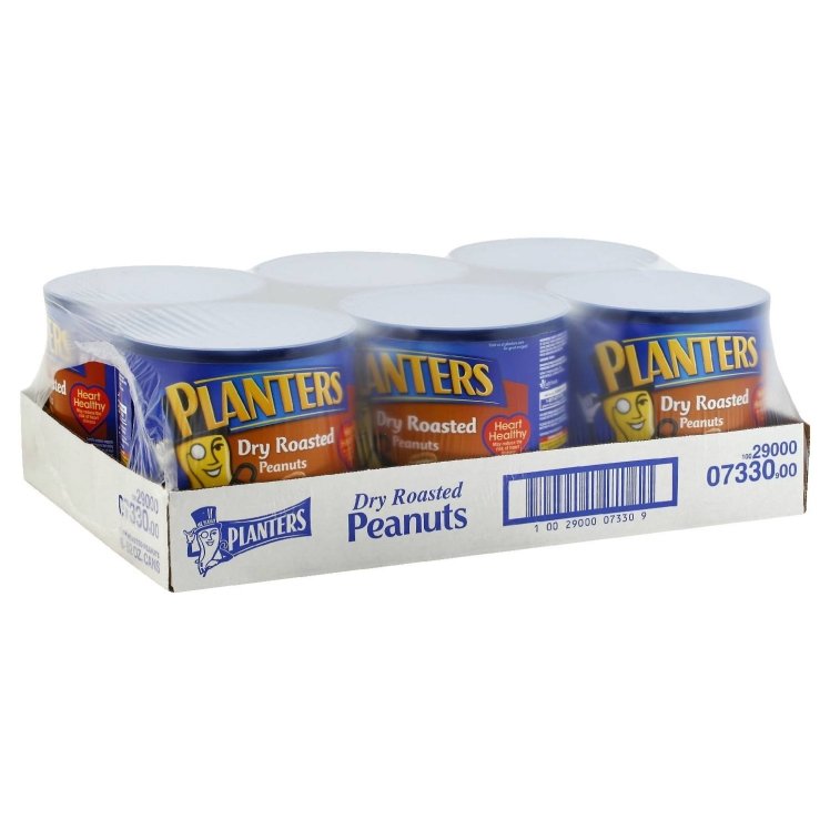 PLANTERS DRY ROASTED SALTED SELLF OFF PEANUTS