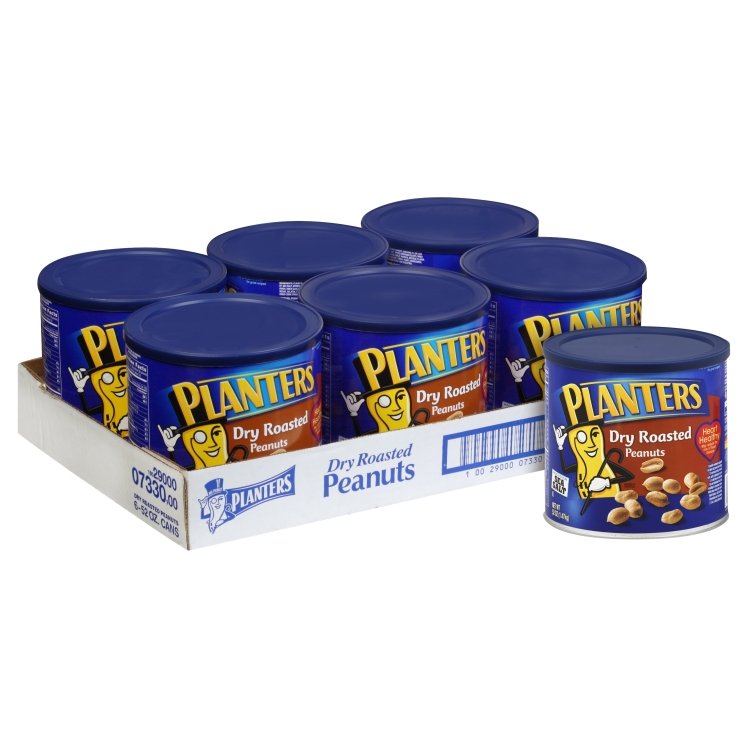 PLANTERS DRY ROASTED SALTED SELLF OFF PEANUTS