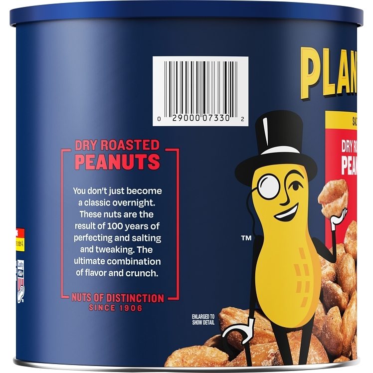 PLANTERS DRY ROASTED SALTED SELLF OFF PEANUTS