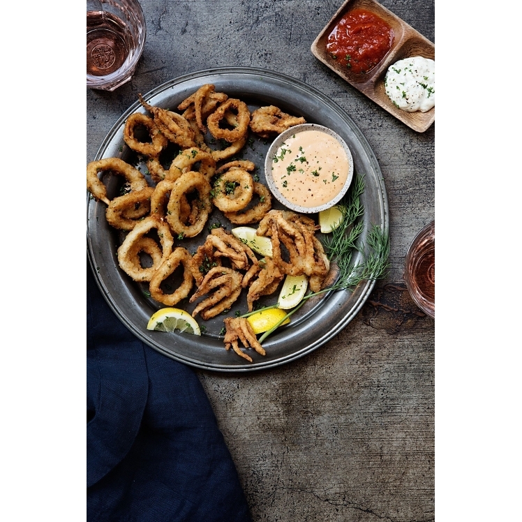 AQUA STAR LIGHTLY DUSTED CALAMARI RING AND TENTACLES