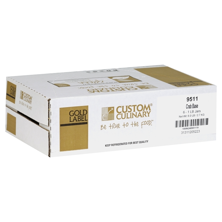 CUSTOM CULINARY GOLD LABEL CRAB PASTE NO MSG SOUP BASE TUB