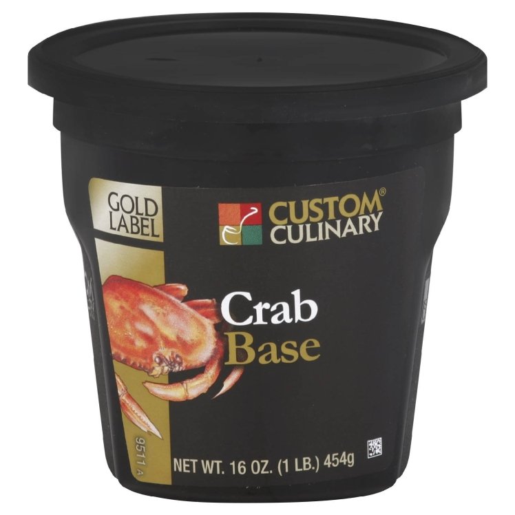 CUSTOM CULINARY GOLD LABEL CRAB PASTE NO MSG SOUP BASE TUB