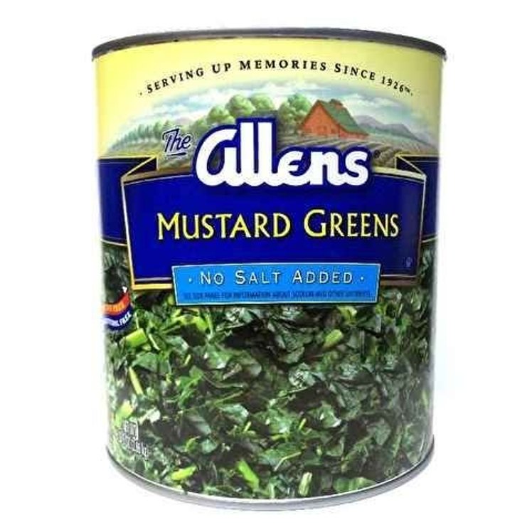 ALLENS GREEN MUSTARD CHOPPED FANCY CANNED