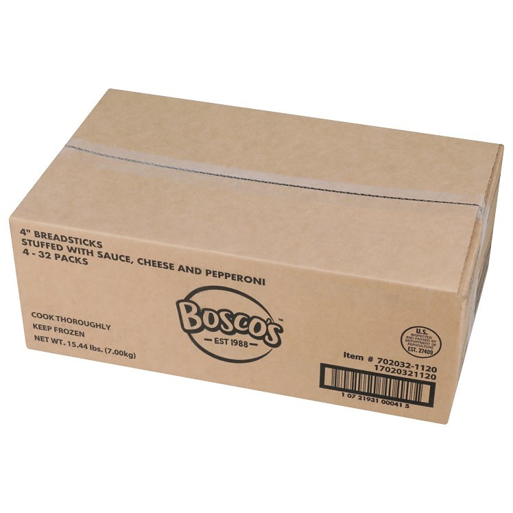 BOSCO STICKS BREADSTICKS STUFFED WITH PEPPERONI 4 INCH