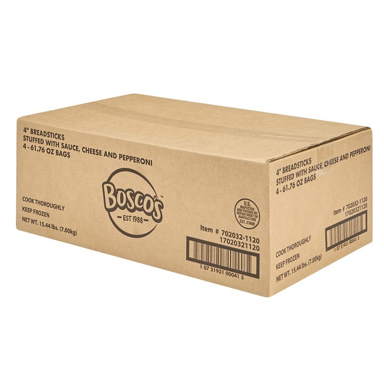 BOSCO STICKS BREADSTICKS STUFFED WITH PEPPERONI 4 INCH