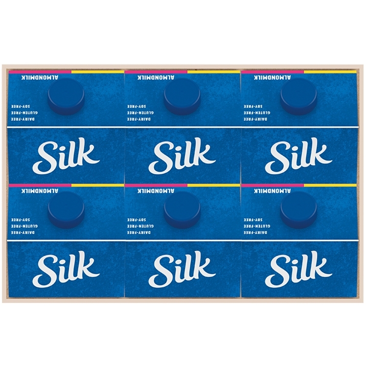 SILK MILK SUBSTITUTE ALMOND UNSWEETENED CARTON REF