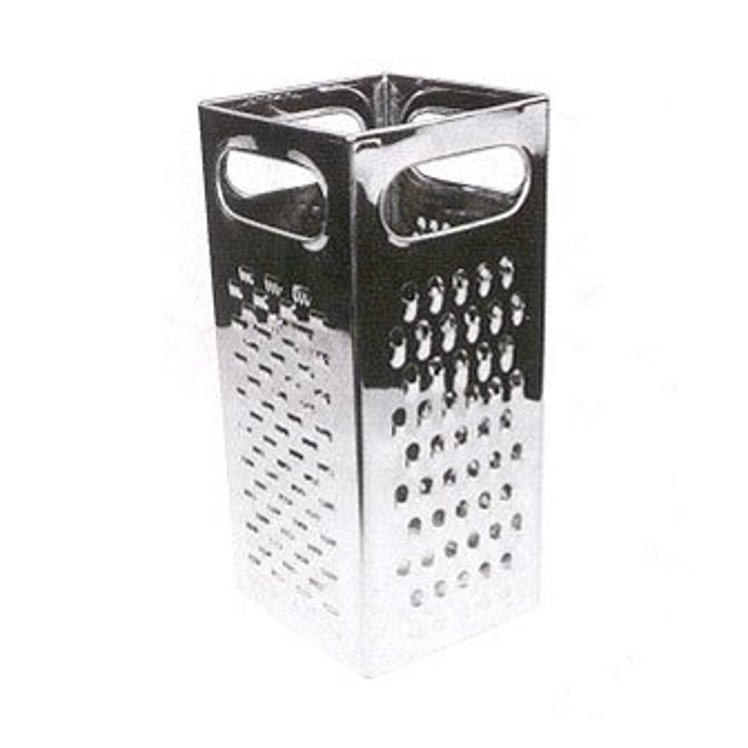 WINCO GRATER STAINLESS STEEL 9 X 4 INCH SQUARE BOX