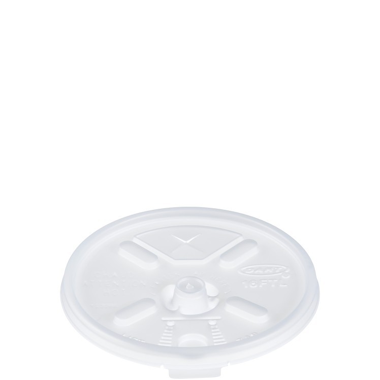 DART 20 OZ LIFT & LOCK STRAW SLOTTED PLASTIC TRANSLUCENT CUP LID