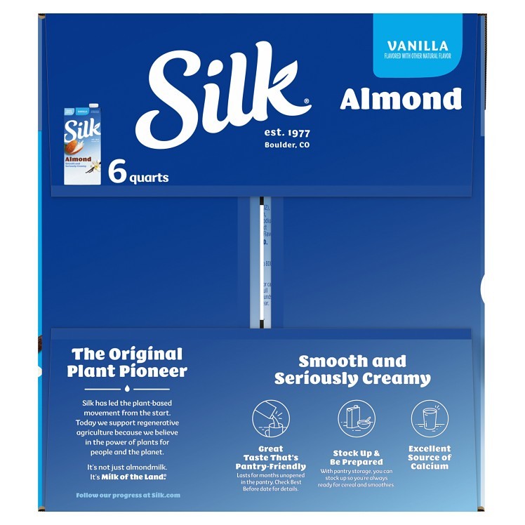 SILK VANILLA SOY MILK