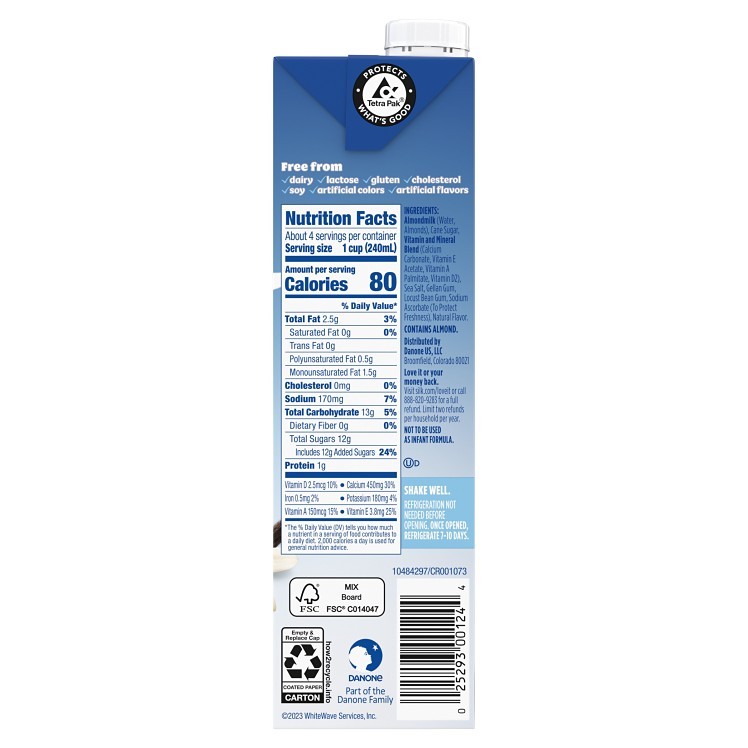 SILK VANILLA SOY MILK