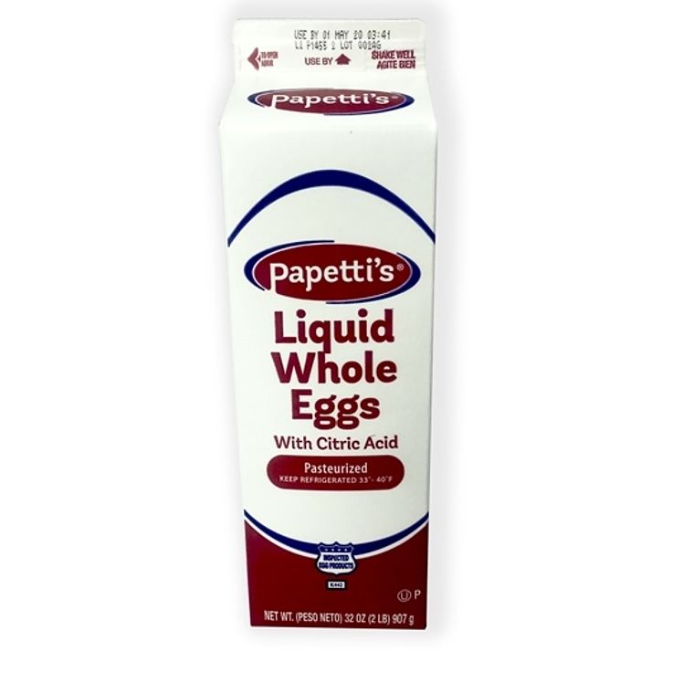 PAPETTIS LIQUID WHOLE EGGS CARTON