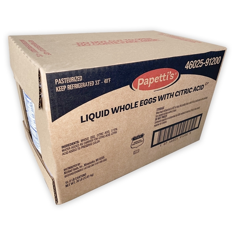 PAPETTIS LIQUID WHOLE EGGS CARTON