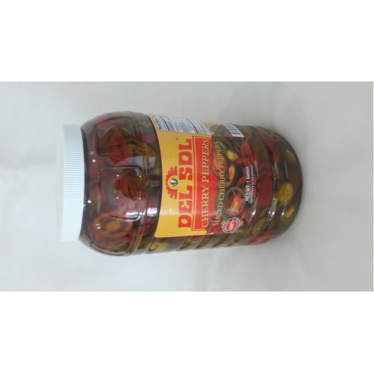 DEL SOL RED & GREEN HOT CHERRY PEPPERS