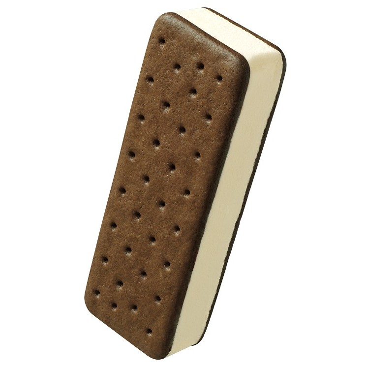 BLUE BUNNY ICE CREAM SANDWICH VANILLA W/ CHOCOLATEY