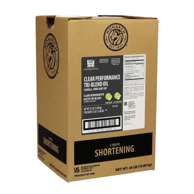 Monarch Clear Canola Corn Soy Blend Liquid Frying Trans Fat Free Oil