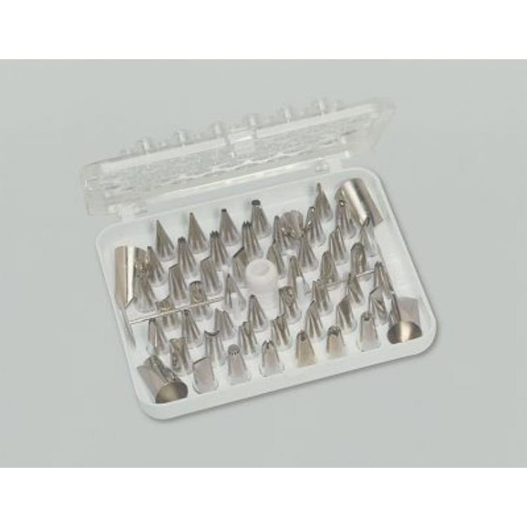 ATECO DECORATING TIP SET 55 PIECES ASSORTED BRASS