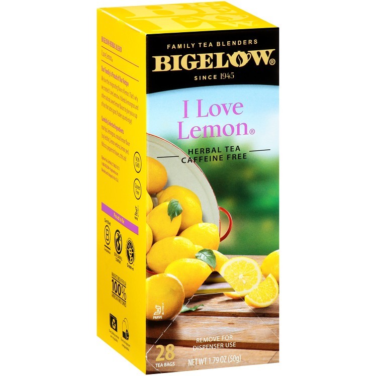 BIGELOW I LOVE LEMON HERBAL TEA BAGS