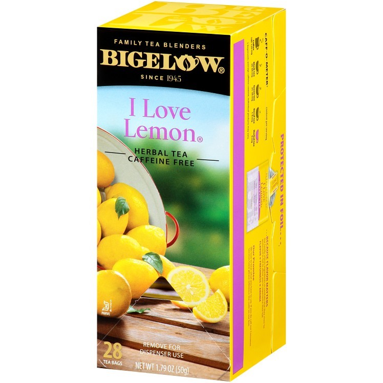 BIGELOW I LOVE LEMON HERBAL TEA BAGS