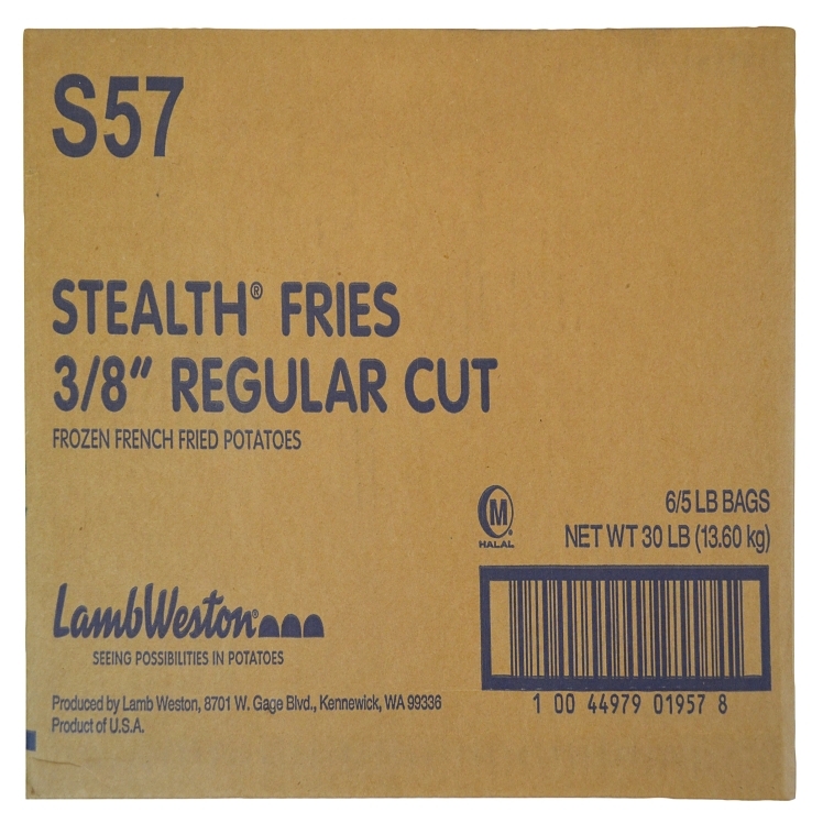 STEALTH FRENCH FRIED 3/8 INCH CRISPY COATED