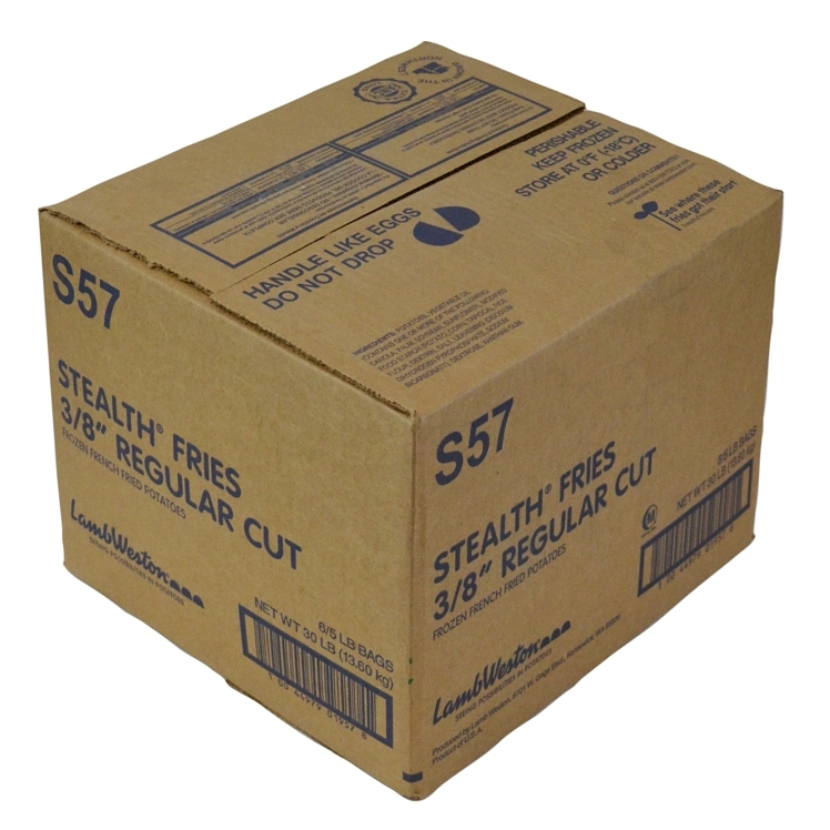 STEALTH FRENCH FRIED 3/8 INCH CRISPY COATED