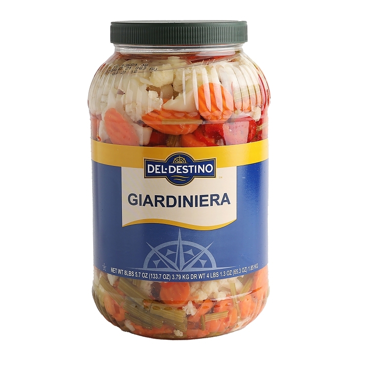 DEL DESTINO GIARDINIERA MILD IN WATER & SALT