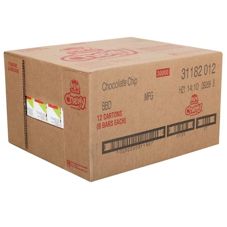 QUAKER CHEWY SNACK BAR GRANOLA CHEWY CHOCOLATE