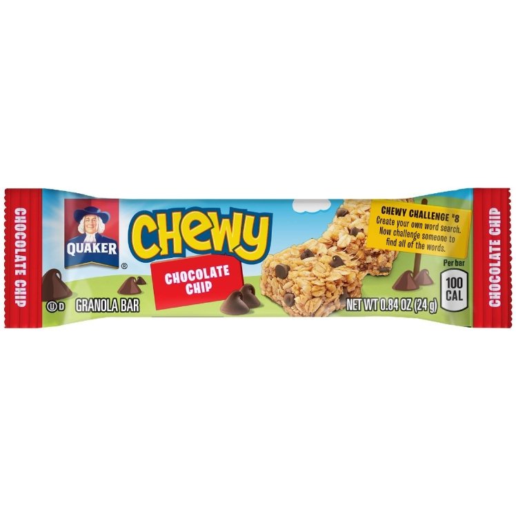 QUAKER CHEWY SNACK BAR GRANOLA CHEWY CHOCOLATE