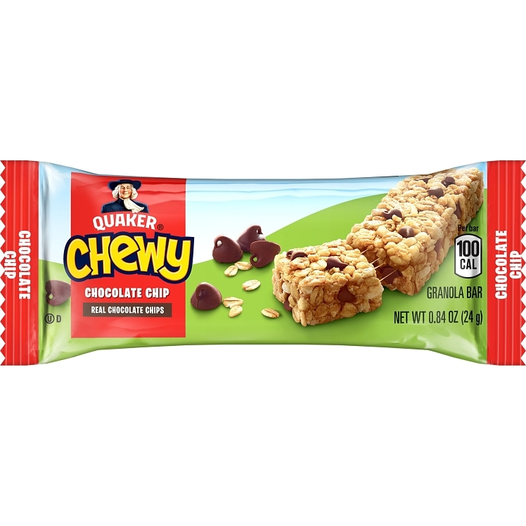QUAKER CHEWY SNACK BAR GRANOLA CHEWY CHOCOLATE