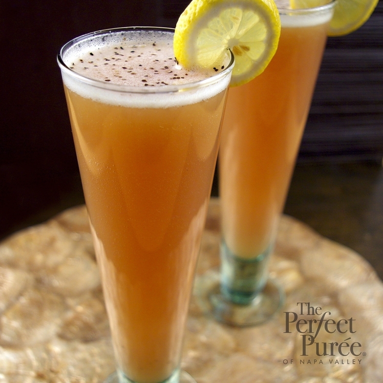 THE PERFECT PUREE OF NAPA VALLEY WHITE PEACH PUREE WITH SUGAR FROZEN