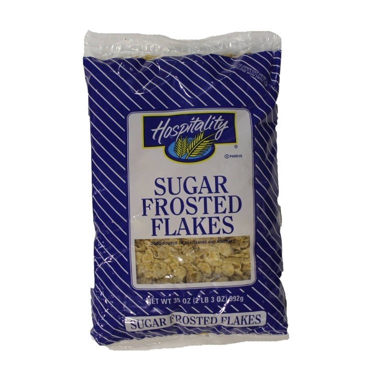 HOSPITALITY CEREAL CORN FLAKE FROSTED BULK