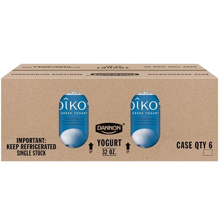DANNON OIKOS YOGURT PLAIN GREEK