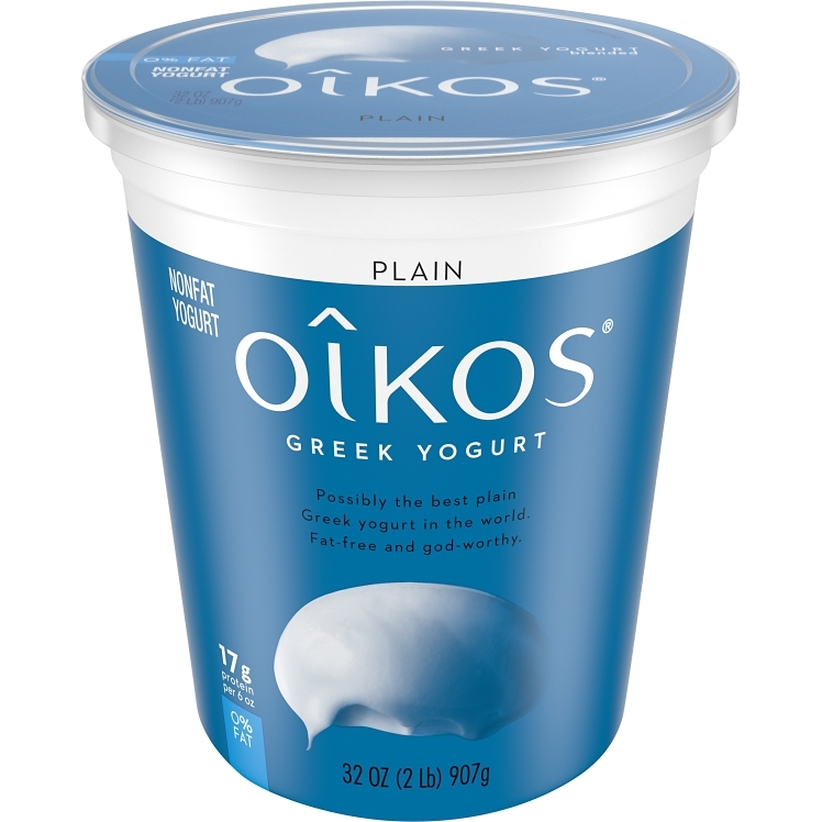 DANNON OIKOS YOGURT PLAIN GREEK