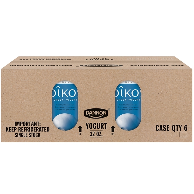 DANNON OIKOS YOGURT PLAIN GREEK