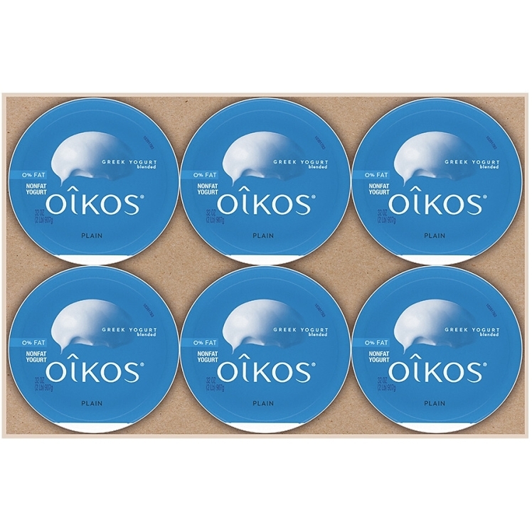 DANNON OIKOS YOGURT PLAIN GREEK
