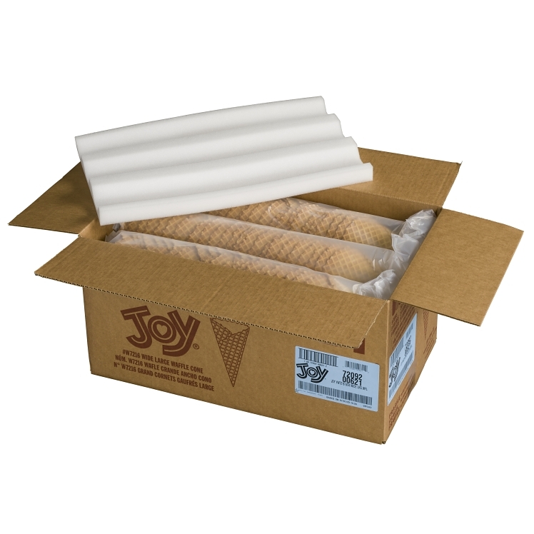JOY CONE WAFFLE CONES WIDE MOUTH #W7216