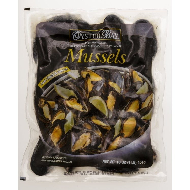 Cooked Blue Mussels