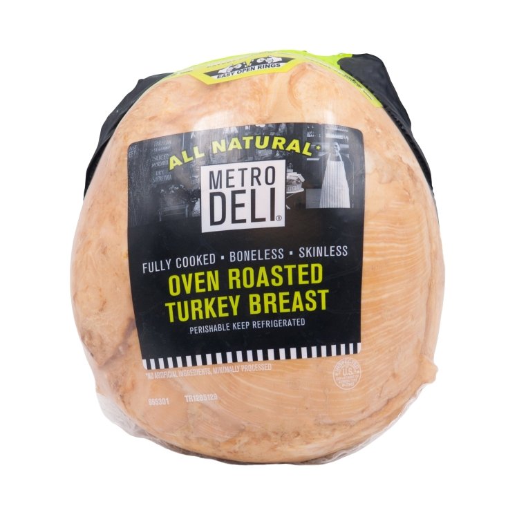 METRO DELI ALL-NATURAL OVEN ROASTED TURKEY BREAST