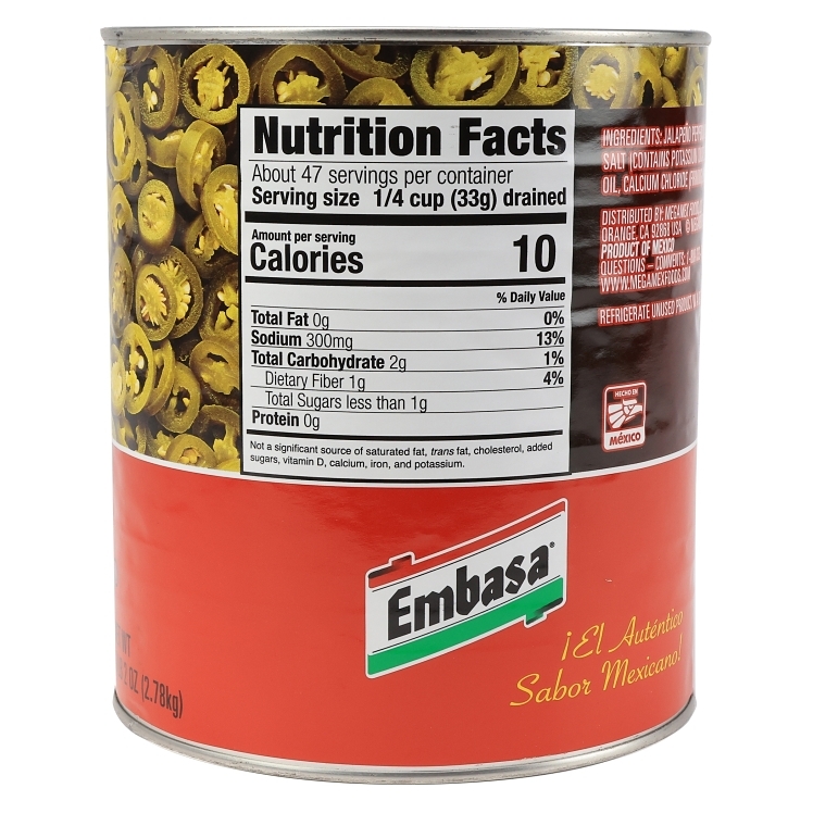 EMBASA NACHO SLICED JALAPENOS