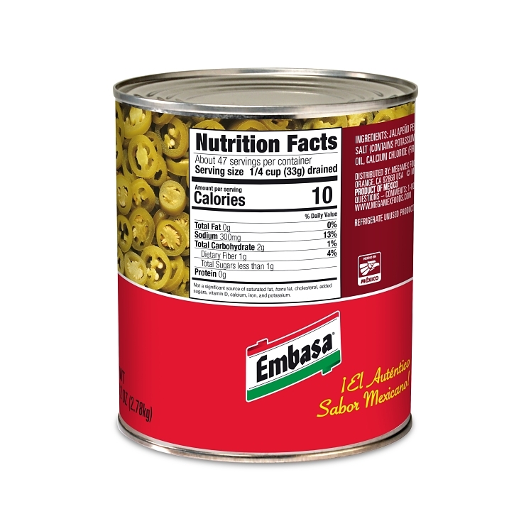 EMBASA NACHO SLICED JALAPENOS