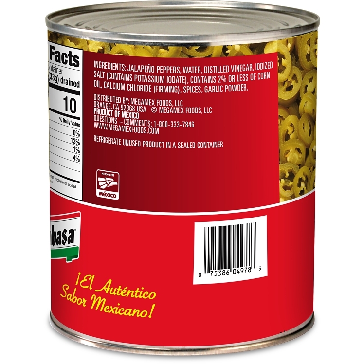 EMBASA NACHO SLICED JALAPENOS