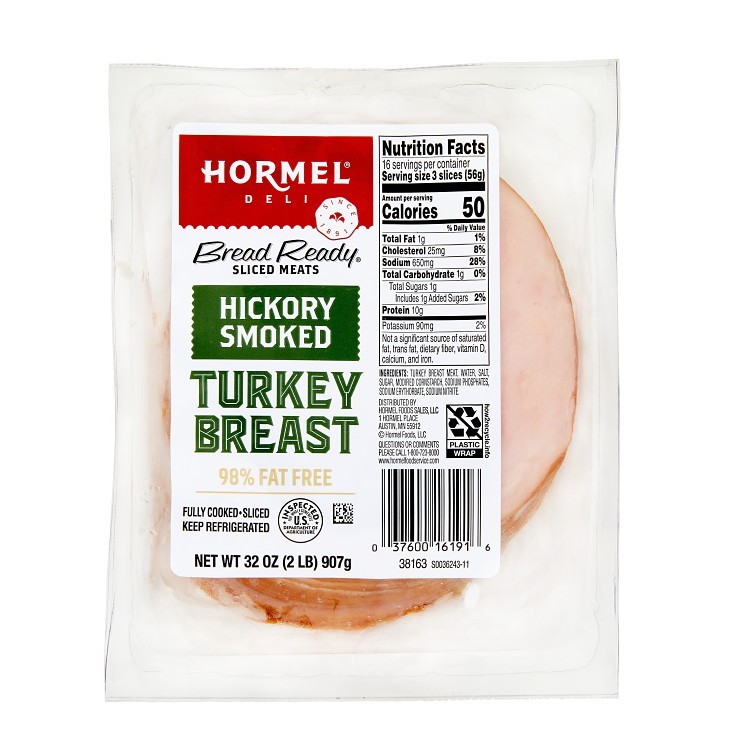 HORMEL SLICED SMOKED TURKEY BREAST