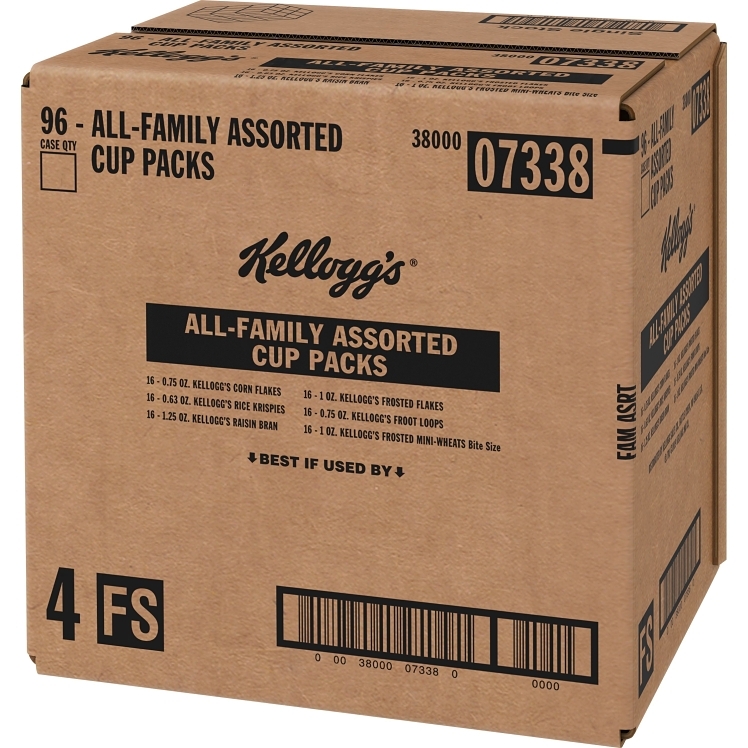 KELLOGG'S CEREAL ASSORTED FAMILY SIZE BOWL