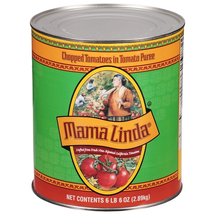 MAMA LINDA CHOPPED PEELED TOMATO IN JUICE CANNED