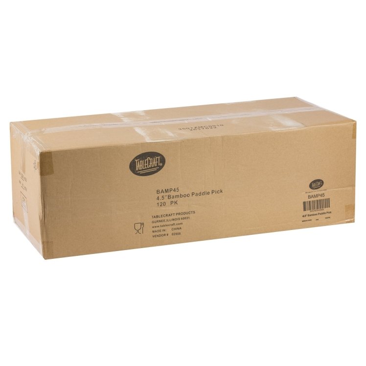 TABLE CRAFT BAMBOO PADDLE PICKS 4.5 INCH