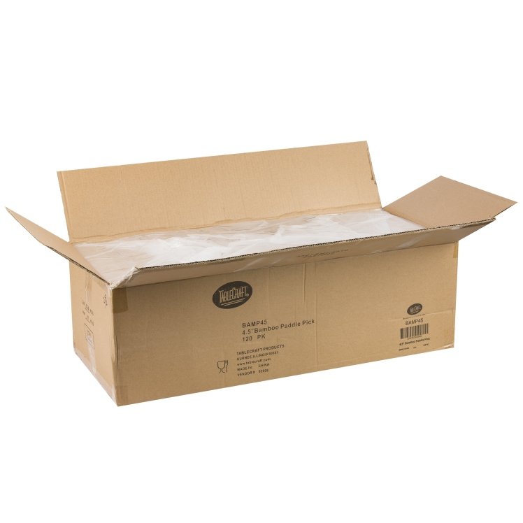 TABLE CRAFT BAMBOO PADDLE PICKS 4.5 INCH