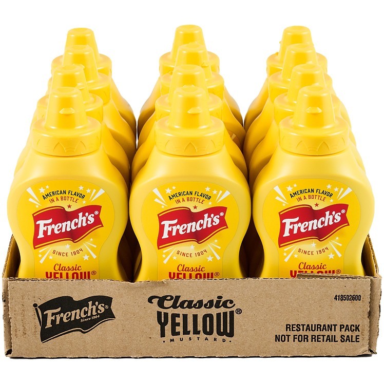 FRENCH'S YELLOW MUSTARD SQUEEZE BOTTLE SHELF