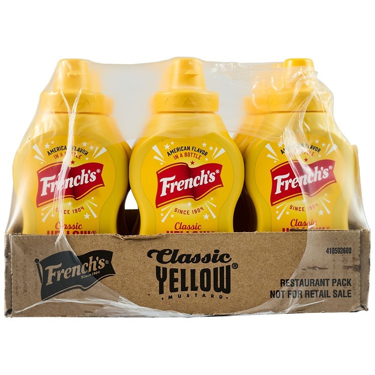 FRENCH'S YELLOW MUSTARD SQUEEZE BOTTLE SHELF