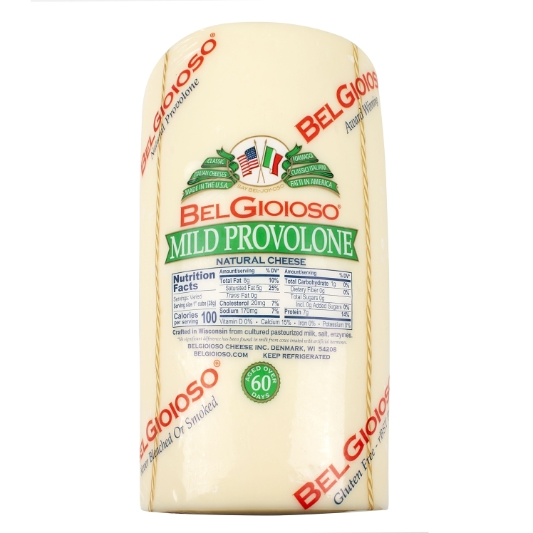BELGIOIOSO MILD PROVOLONE CHEESE LOAF SALAMI SHAPPED